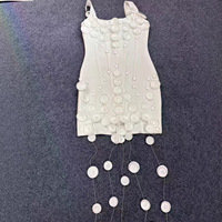 Nouvelle Collection Été 2026 : Ensemble Robe et Mini-Jupe Ajustée Haut de Gamme avec Motif Floral 3D