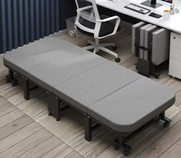 Lit pliant moderne, chaise longue, lit simple, pour bureau, pause déjeuner adulte, outil de repos, panneau d'hôpital, simple, portable, compagnon de voyage