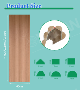 Panneaux muraux en bois rainurés 3D flexibles modernes OUYUAN avec design de modèle 3D, écologiques et insonorisants pour les hôtels et les appartements - Product Image 2