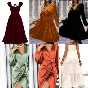 เดรส<span class=keywords><strong>ลูกไม้</strong></span>ผู้หญิงมือ<span class=keywords><strong>สอง</strong></span>คุณภาพสูงขายส่ง ผ้าโพลีเอสเตอร์/คอตตอน สำหรับฤดูร้อน แบรนด์หลากหลาย ดีไซน์ทันสมัย แบบยาว/สั้น - Product Image 3