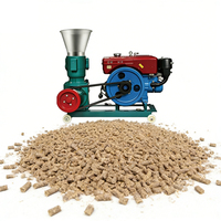 Machine à granulés d'aliments pour porcs Diesel Uruguay 4-6mm – Réduit la dépendance importée – Vente directe usine