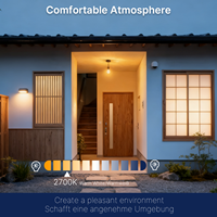 Ampoule LED à détecteur de mouvement PIR A60, livraison rapide, 12W, 1150LM, 3000K, allumage/extinction automatique, blanc chaud, capteur B22, AC230V, certifiée CE