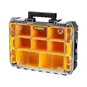 Boîte à outils Dewalt, organisateur portable en plastique à 12 compartiments avec loquets pour le rangement des outils - Product Image 1