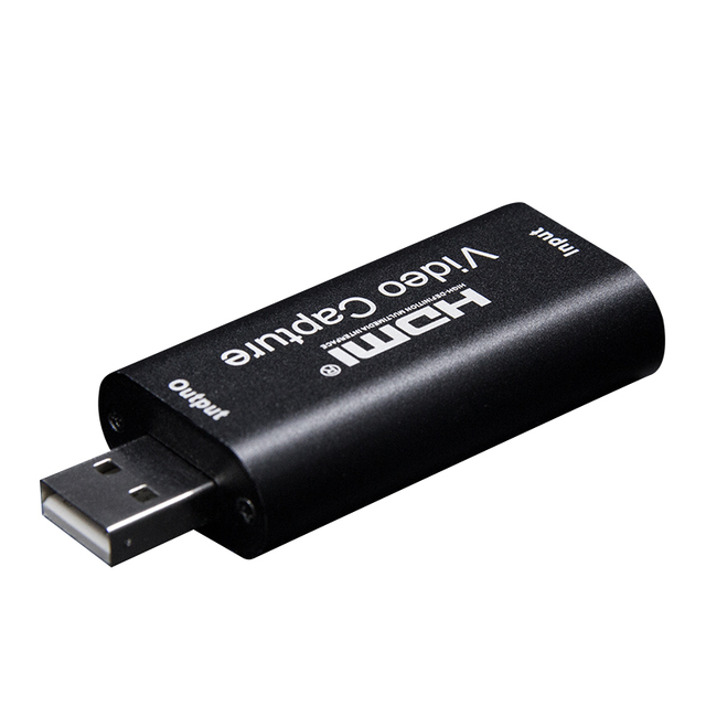 HD HDMI Video Capture Card for Online Gaming 3840x2160@30Hz Streaming USB2.0 Compatible for Windows Android MacOS VLC OBS Amcap