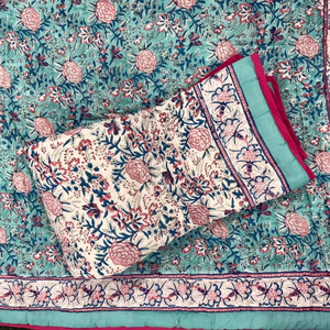 El mejor edredón indio 100% de algodón orgánico 100% puro Jaipuri hecho edredón de algodón orgánico hecho en India producto suave y cómodo - Product Image 1