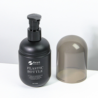 Fabricant de cosmétique 200ml Capsule ronde en plastique PET bouteille à pompe pour dentifrice/emballage de bouteille de lotion de lavage du corps