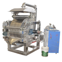 Sécheur rotatif à tambour chauffé à la vapeur industriel automatique en SUS304, machine de traitement chimique personnalisée pour levure et carbonate de calcium