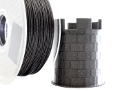 Filamento PLA Galaxy Glitter Negro (3 Unidades), 1.75mm, Color Negro, Filamento PLA para Impresora 3D