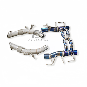 Système d'échappement pour <span class=keywords><strong>Ferrari</strong></span> SF90 3.9T V8 2019-2023, échappement à collecteur, échappement cat-back, tuyaux d'échappement modifiés, puissance accrue pour la voiture - Product Image 6
