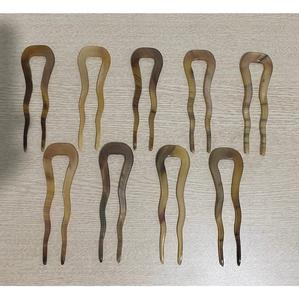 Pasador de Pelo de Cuerno de Búfalo Premium, Hecho a Mano por Artesanos, Herramienta de Peinado con Acabado Pulido, Duradero y Resistente - Product Image 1