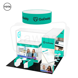 Tawns xách tay tái sử dụng Led đứng Modular không khung thiết kế khung nhôm triển lãm thương mại gian hàng triển lãm Backdrop hộp đèn hiển thị - Product Image 2