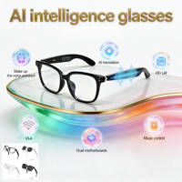 Nouvelles lunettes de traduction IA F66 avec lecteur de musique, double batterie 55 mAh, chargement magnétique, lunettes intelligentes à commande tactile, lunettes audio intelligentes pour l'extérieur