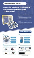 Kit Robotique Éducatif DIY Programmable Robot Modèle Jouet avec PE Brique Style pour Construction Thème Boîte Emballée Ensembles