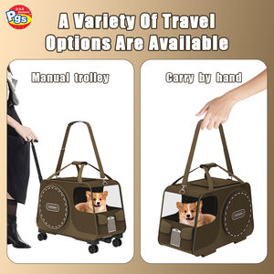 Prodigy PTB01C Poussette pour animaux de compagnie de luxe en gros Fournisseur Chine Poussette pour animaux de compagnie personnalisée pour chiens âgés - Product Image 1