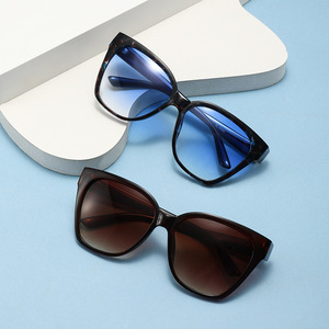 New European American <b>Large</b> <b>Frame</b> Full <b>Frame</b> Cat Eye Women UV400 Multi-Use Fashion Sunglasses - Product Image 2