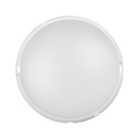 Redondo ovalado 10W 18W plástico aluminio IP65 impermeable PIR Sensor montado en la pared LED lámpara de pared proyecto exterior LED mamparo Luz
