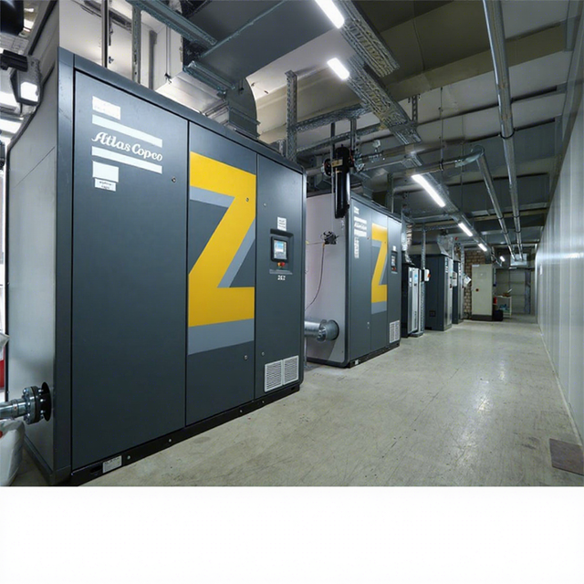 ZR110 110 kW 100% Oil Free Compressed Air Compressor with Advanced Cooling System for Food Industry Use