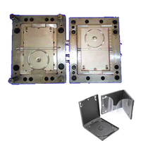 Boîtes ou plateaux personnalisés pour CD DVD, moulage par injection, haute qualité, fabricant de moules d'injection plastique pour CD, bijou