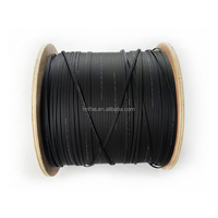 Kabel Serat Optik FTTH 1 Core GJXFH G657A LSZH Self-Supporting Steel Strength Member 3.0x2.0mm untuk Pemasangan Luar Ruangan