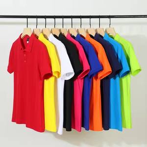 Polo de manga corta para hombre al por mayor, 100% algodón, transpirable y de gran tamaño, diseño impreso personalizado - Product Image 2