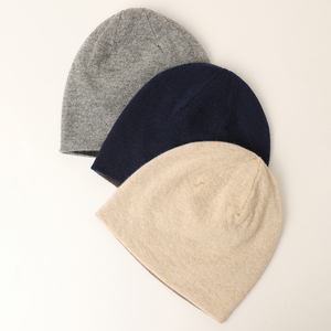 <span class=keywords><strong>Bonnet</strong></span> en Pur <span class=keywords><strong>Cachemire</strong></span> Personnalisé Hiver, Bords Roulés, Couleur Unie, Double Épaisseur, Luxe, Mode, Mignon et Chaud, pour Femmes, SCM - Product Image 2