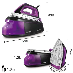 Sonifer SF-9053 Powerful 2400W Large Water Tank Laundry Anti Drip Vertical Wireless Steam Iron Station Cordless Electric Iron