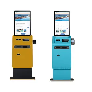 Servis siparişi ödeme nakit akıllı cihaz ödeme park Self-Checkout kiosk para değişim makinesi