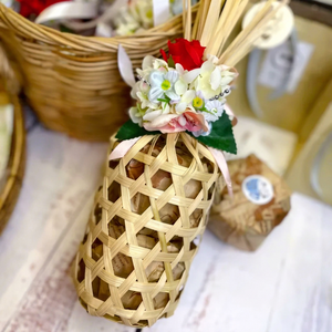 Eco-Friendly Handmade <b>Bamboo</b> Rattan Storage <b>Baskets</b> Custom Logo for Moon Cakes Candies Gifts Bird Nests VGREENART Brand Vietnam - Product Image 1