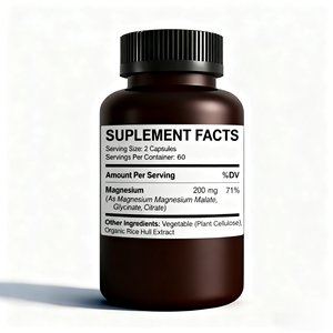 OEM 300mg magnezyum kompleks vitaminleri ve glisinat Malate sitrat ile <span class=keywords><strong>mineral</strong></span> takviyesi - Product Image 2