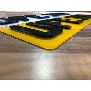 Placa de Matrícula Acrílica Personalizada, Placa de Número de <span class=keywords><strong>Coche</strong></span> de Plástico Transparente para Matrícula de Vehículo - Product Image 5