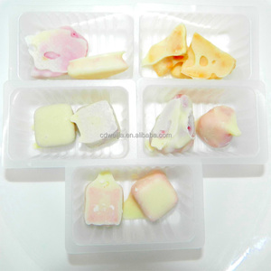 Snacks OEM al por Mayor para la Salud de los Niños, Cubos de Yogur de Fresa, Arándano y Melocotón Amarillo Liofilizados y Envasados Individualmente - Product Image 2