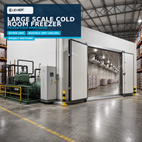 Chambre froide de grande capacité pour entrepôt alimentaire et chaîne du froid avec unité de réfrigération Bitzer et système de climatisation