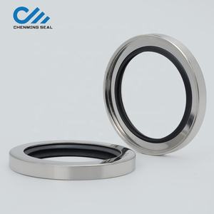 75X100X10 75X100X12 75X100X13 75X105X12 75X110X10-76.2X95.3X11.5 Joints d'étanchéité à double lèvre en PTFE Ceimin pour arbres de compresseurs d'air à vis - Product Image 1