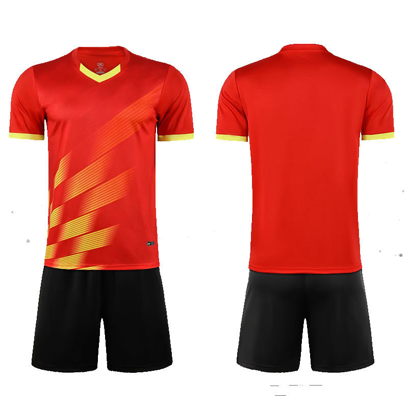 NEW Customized Adult Football Uniform Set Printed Polyester Fiber ...