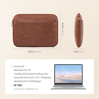 LOVEVOOK Housse de protection étanche en cuir PU pour ordinateur compatible avec le MacBook Air/Pro 13 pouces Sac pour ordinateur portable