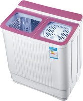 Lave-linge semi-automatique à deux cuves, grande capacité