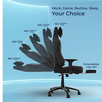 Nouvelle Chaise de Gaming Économique 2026, Chaise de Bureau Personnalisée avec Accoudoirs 4D Silencieux, Ensemble Complet Bureau et Chaise Assorti