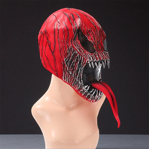 Venta al por mayor de látex de Los Vengadores de Halloween conjunto de cabeza completa COS Red Spider Man <span class=keywords><strong>Blood</strong></span> Venom nueva Máscara fabricante - Product Image 1