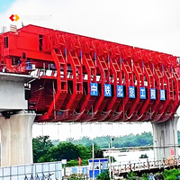 Grue de construction Nucleon pour la pose de poutres de pont, 40 tonnes, 50 tonnes, 60 tonnes, 100 tonnes, 160 tonnes, 200 tonnes, 350 tonnes