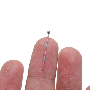 Stainless Steel Ball Head <b>Needles</b> Various Sizes For Diy Jewelry Making Tools Round Shape <b>Beading</b> Supplies - Product Image 5