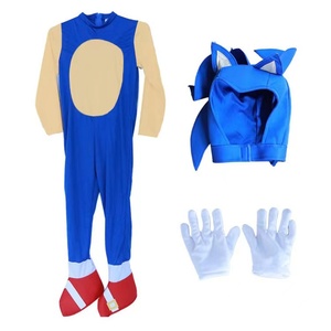 Disfraz <span class=keywords><strong>de</strong></span> <span class=keywords><strong>Sonic</strong></span> para Niños, Unisex, para Fiestas <span class=keywords><strong>de</strong></span> Halloween, Disfraz <span class=keywords><strong>de</strong></span> TV y Cine, Poliéster - Product Image 4