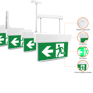 Chất Lượng Cao Chạy Người Đàn Ông Khẩn Cấp Dấu Hiệu Thoát LED Có Thể Sạc Lại Công Nghiệp Khẩn Cấp Dấu Hiệu Thoát Ánh Sáng - Product Image 3