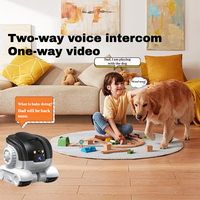 Vente à chaud de caméra de sécurité laser pour chat écologique de luxe AI Smart Pet moniteur de robot mobile avec vision nocturne pour animaux de compagnie