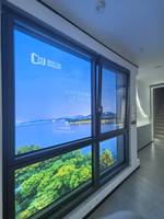 Ventanas Corredizas Horizontales con Rotura de Puente Térmico, Aleación de Aluminio, Tamaño Personalizado, Doble Acristalamiento, Impermeables, Minimalistas