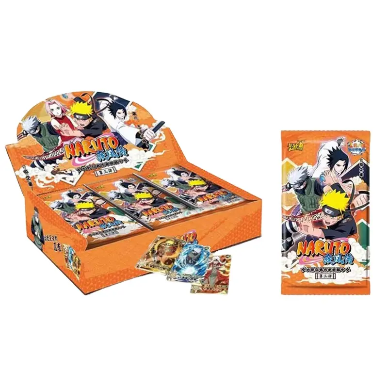 Groothandel Kayou 48 Box Narutoes Erven Full Set Booster Packs Kinderen Ruilkaart Collectie Tas Cadeau Speelkaarten Genre