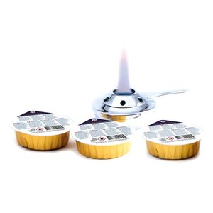 HENDI Set di 3 Scaldavivande Essenziali per Mantenere Caldi Cibo e Bevande - Product Image 1