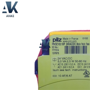 Módulo de Seguridad Original 777314 PNOZ X3.10P 24VACDC 3n/o 1n/c 1SO - Product Image 5
