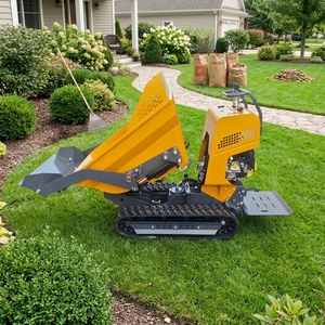 Mini-dumper sur chenilles de 500 kg à essence pour usage agricole - Product Image 1