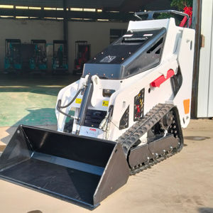 Kleine Gebruikte Wiel/Crawler Laders Mini Skid Sters Laders Front End Laders Skid Stuur Bijlagen - Product Image 1