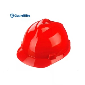 GuardRite מותג 4 נקודות HDPE/ABS V סוג EN397 בטיחות קסדה עם שבב הרצועה - Product Image 1